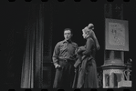 Bob Dishy and Cathryn Damon in the stage production Flora, the Red Menace