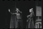 Bob Dishy and Cathryn Damon in the stage production Flora, the Red Menace