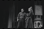 Bob Dishy and Cathryn Damon in the stage production Flora, the Red Menace