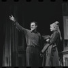 Bob Dishy and Cathryn Damon in the stage production Flora, the Red Menace