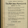 The Reform advocate