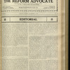 The Reform advocate
