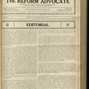 The Reform advocate