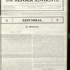 The Reform advocate