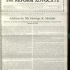 The Reform advocate