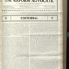 The Reform advocate