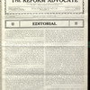 The Reform advocate