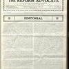 The Reform advocate