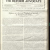 The Reform advocate