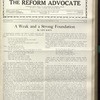 The Reform advocate