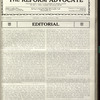 The Reform advocate