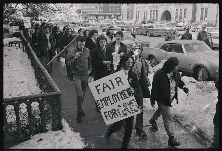 Gay Rights Demonstration, Albany, New York, 1971