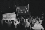 Gay Activists Alliance protest march, August 1971
