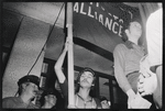 Gay Activist Alliance protest outside of 6th police precinct, Greenwich Village, New York