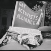 Gay Activist Alliance protest outside of 6th police precinct, Greenwich Village, New York