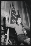 Gay Activist Alliance protest outside of 6th police precinct, Greenwich Village, New York