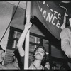 Gay Activist Alliance protest outside of 6th police precinct, Greenwich Village, New York