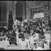 Gay Activist Alliance protest outside of 6th police precinct, Greenwich Village, New York