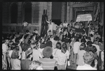 Gay Activist Alliance protest outside of 6th police precinct, Greenwich Village, New York