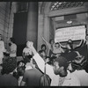 Gay Activist Alliance protest outside of 6th police precinct, Greenwich Village, New York