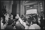 Gay Activist Alliance protest outside of 6th police precinct, Greenwich Village, New York