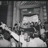 Gay Activist Alliance protest outside of 6th police precinct, Greenwich Village, New York