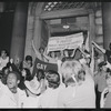 Gay Activist Alliance protest outside of 6th police precinct, Greenwich Village, New York