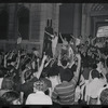 Gay Activist Alliance protest outside of 6th police precinct, Greenwich Village, New York