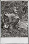 A woman soldier prisoner of the Red army
