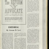 The Reform advocate