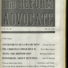 The Reform advocate