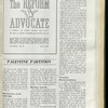 The Reform advocate