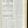 The Reform advocate