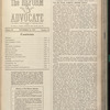 The Reform advocate