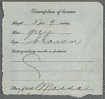 Passport photograph of Attilio Piccirilli