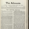 The Reform advocate