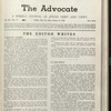 The Reform advocate