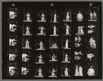 Contact sheet of Raul Julia and cast performing the stage production Two Gentlemen of Verona