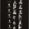 Contact sheet of Raul Julia and cast performing the stage production Two Gentlemen of Verona