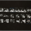 Contact sheet of Raul Julia and cast performing the stage production Two Gentlemen of Verona