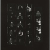 Contact sheet of Raul Julia and others in the stage production Threepenny Opera