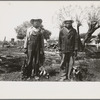 Negro laborers employed by Joseph La Blanc, wealthy Cajun farmer, Crowley, Louisiana, with possum and birds they shot