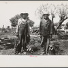 Negro laborers employed by Joseph La Blanc, wealthy Cajun farmer, Crowley, Louisiana, with possum and birds they shot