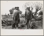 Negro laborers employed by Joseph La Blanc, wealthy Cajun farmer, Crowley, Louisiana, with possum and birds they shot