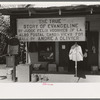 Front of combined Evangeline Museum and Navy store, Saint Martinville, Louisiana