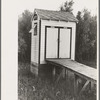 Privy adjacent to barroom, Pilottown, Louisiana