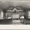 Interior of chapel near Donaldsonville, Louisiana