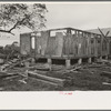 House in process of wrecking near Lutcher, Louisiana
