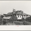 Pilottown, Louisiana, building and boardwalks