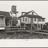 Pilottown, Louisiana, building and boardwalks